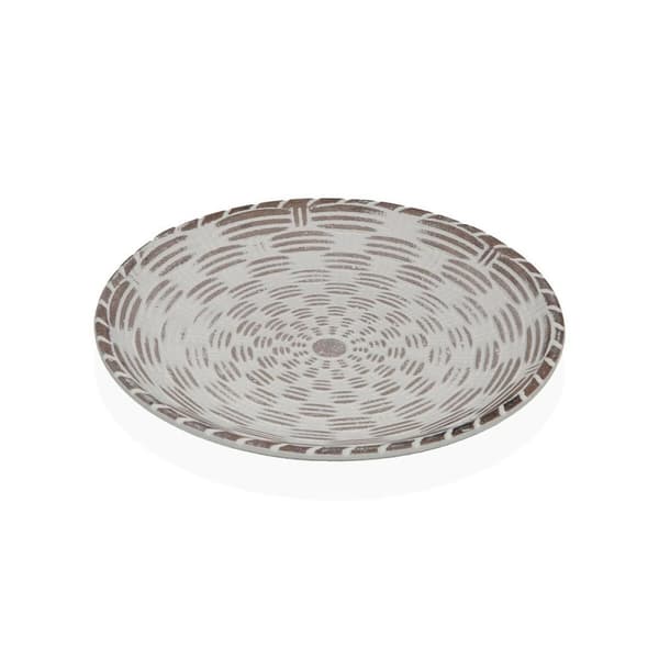 Bakke til småting Versa Hvid 20 x 2,5 x 20 cm