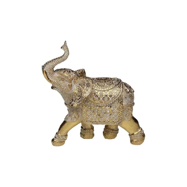 Prydnadsfigur Versa Harts Elefant 6,5 X 13,7 X 13,5 CM