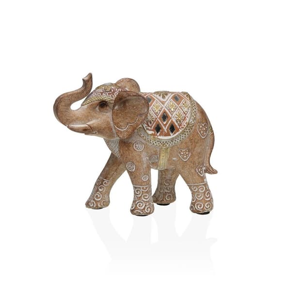 Dekorativ figur Versa Harpiks Elefant 5 X 11 X 12 CM