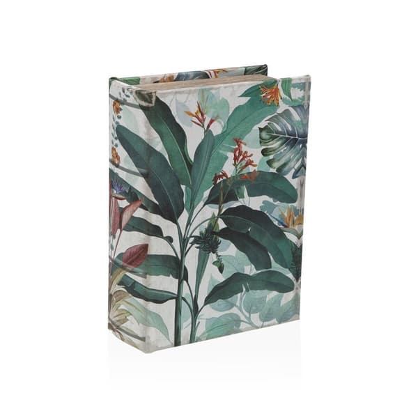 Smykkeskrin Versa Læret Tre MDF 7 x 22 x 16 cm Tropisk