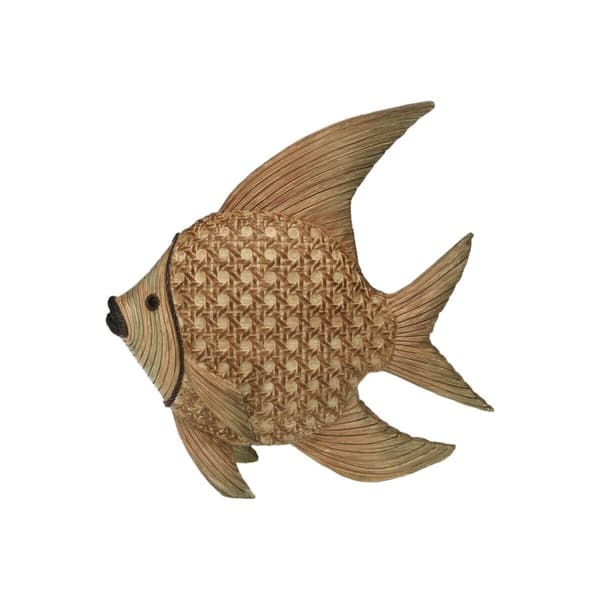 Dekorativ Figur Versa Harpiks Fisk 17,5 X 8 X 24 CM