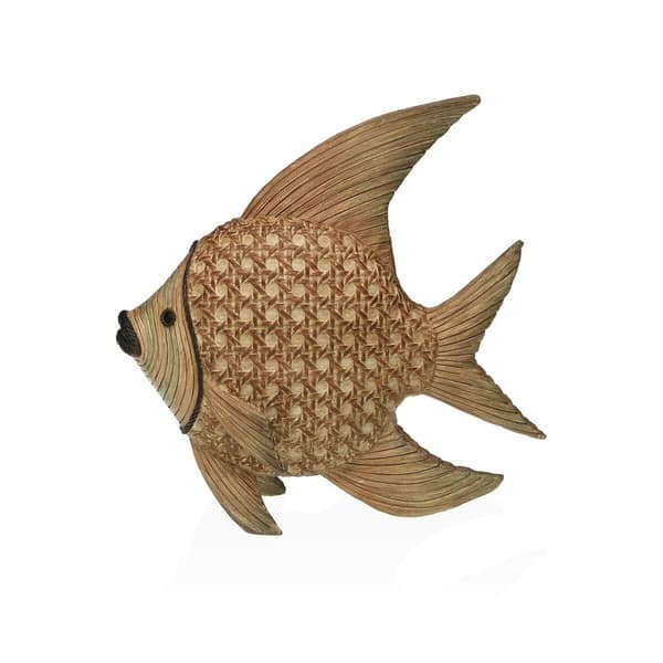 Dekorativ Figur Versa Harpiks Fisk 17,5 X 8 X 24 CM