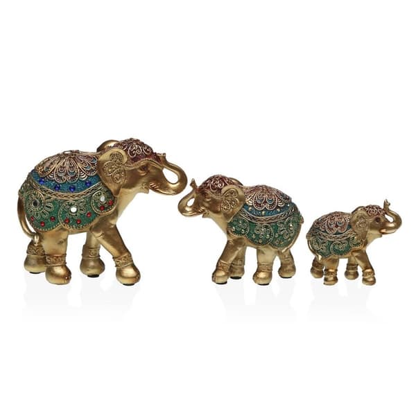 Prydnadsfigur Versa Harts Elefant 3,5 X 9 X 8 CM