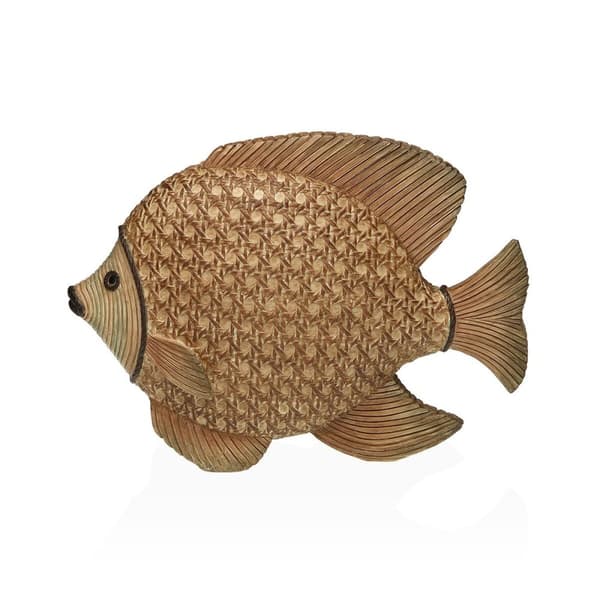 Dekorativ figur Versa Harpiks Fisk 17 x 14 x 29,5 cm