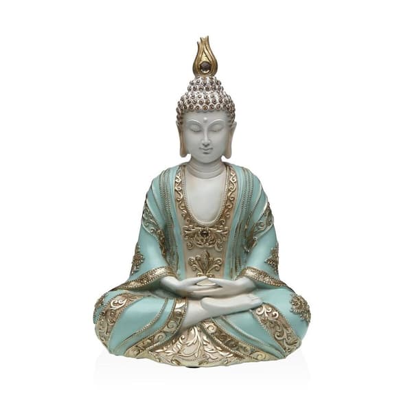 Dekorativ figur Versa Harpiks Buddha 11 X 30 X 20 CM