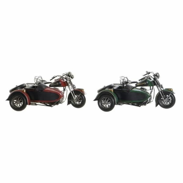 dekorativt motorcykelfordon 36 x 24 x 20 cm vintage (2 enheter) - Färg: GULD