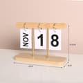 Miniatyrbillede 4 af 4: INF Moderne minimalistisk træornament - Evighedskalender Gul