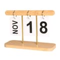 Miniatyrbillede 1 af 4: INF Moderne minimalistisk træornament - Evighedskalender Gul