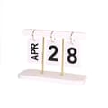 Miniatyrbild 1 av 4: INF Modern minimalistisk träprydnad - evighetskalender Vit