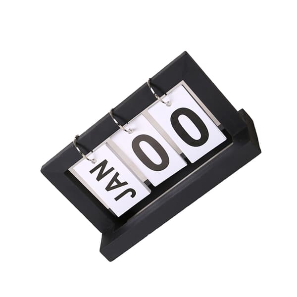 INF Minimalistisk træ evighedskalender Sort
