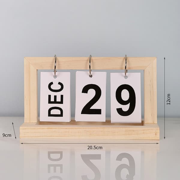 INF Minimalistisk träkalender i evighet