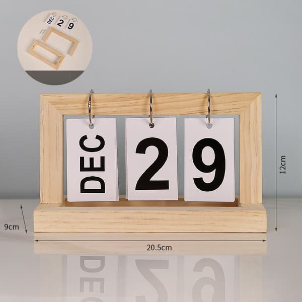 INF Minimalistisk träkalender i evighet