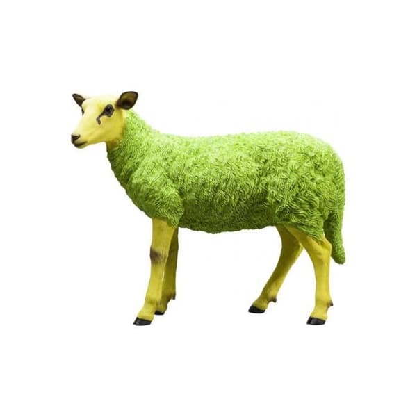 Deco Object Sheep Green Kare Design