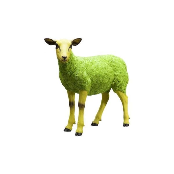 Deco Object Sheep Green Kare Design