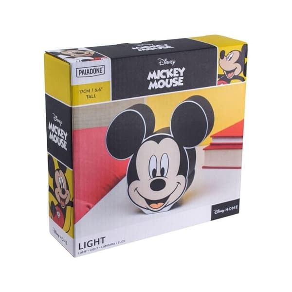 Skrivbordslampa - PALADONE - MICKEY - 17CM - Svart - Plast - Inomhus