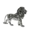 Miniatyrbild 1 av 4: Prydnadsfigur DKD Home Decor Silvrig Lejonet Modern 55,5 x 17,5 x 38,5 cm