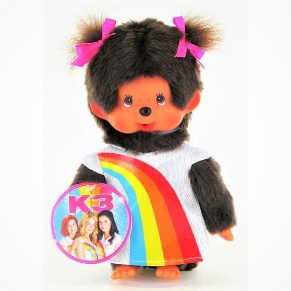 Monchhichi 20cm K3 Rainbow Girl Dress
