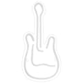Miniatyrbild 10 av 11: LED trakovi Actis ACS-NEON GITARA PCV