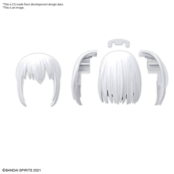 Samlingsfigurer Bandai 30MS OPTION HAIR STYLE PARTS VOL.10 Plast Animerat och anime (japansk animering) (4 antal)
