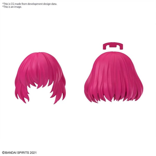 Samlingsfigurer Bandai 30MS OPTION HAIR STYLE PARTS VOL.10 Plast Animerat och anime (japansk animering) (4 antal)