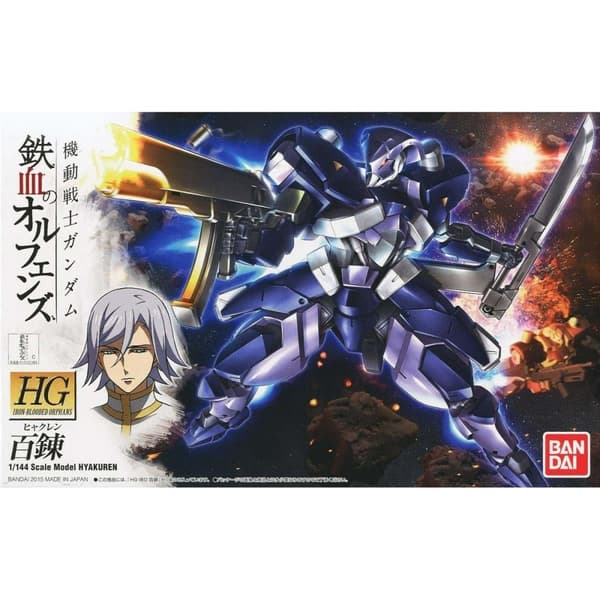 Samlingsfigurer Bandai HG 1/144 HYAKUREN Plast Animerat och anime (japansk animering)