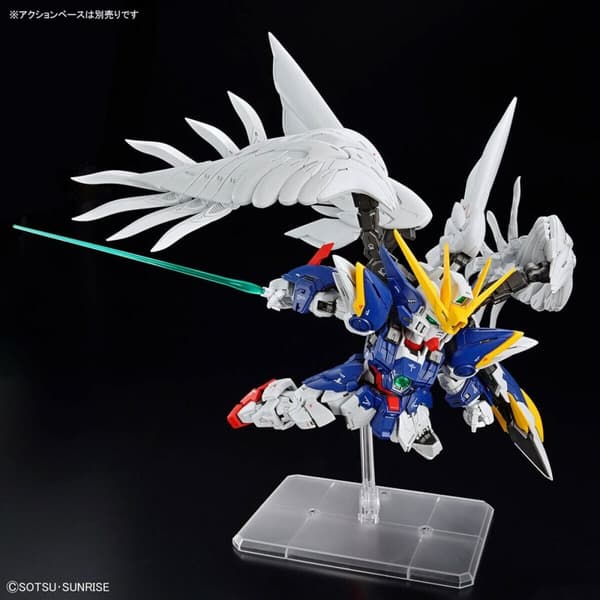 Samlingsfigurer Bandai MGSD WING GUNDAM ZERO EW Plast Animerat och anime (japansk animering)
