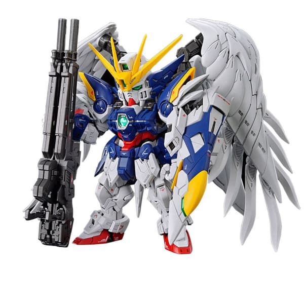 Samlingsfigurer Bandai MGSD WING GUNDAM ZERO EW Plast Animerat och anime (japansk animering)