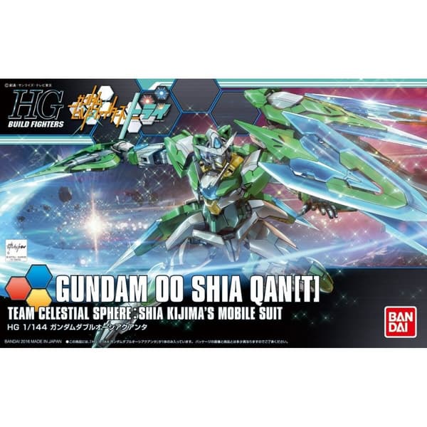 Samlingsfigurer Bandai HGBF 1/144 GUNDAM 00 SHIA QAN[T] Plast Animerat och anime (japansk animering)