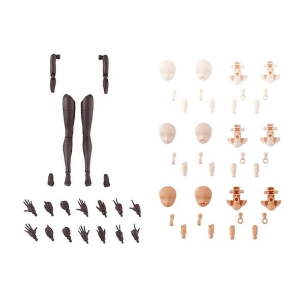 Samlingsfigurer Bandai 30MS OPTION BODY PARTS TYPE Brun