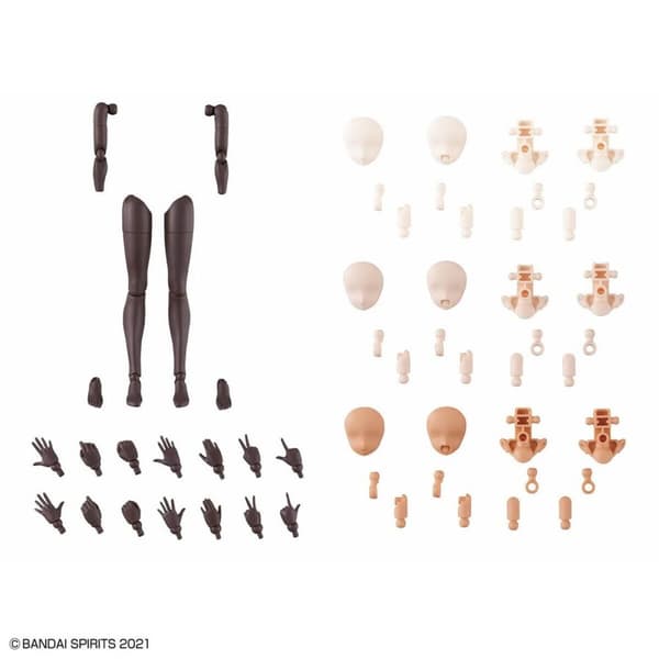 Samlingsfigurer Bandai 30MS OPTION BODY PARTS TYPE Brun