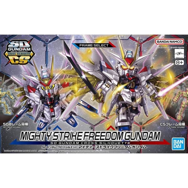 Samlingsfigurer Bandai MIGHTY STRIKE FREEDOM GUNDAM Plast Animerat och anime (japansk animering)