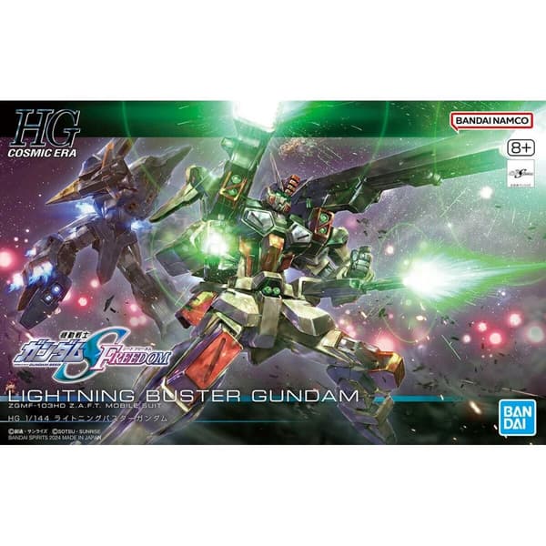 Samlerobjekter Bandai HGCE 1/144 LIGHTNING BUSTER GUNDAM Plastik Underholdning og animation