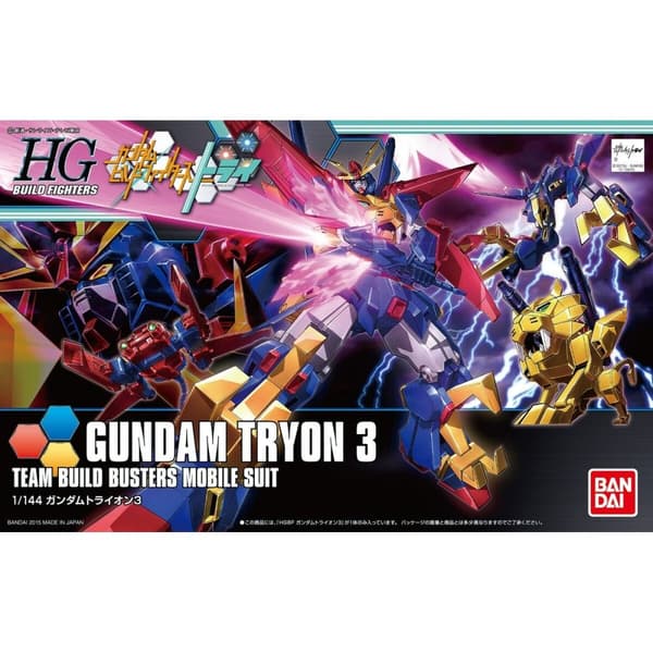 Keräilyhahmot Bandai HGBF 1/144 GUNDAM TRYON 3 Muovinen Animaatio ja anime (japanilainen animaatio)