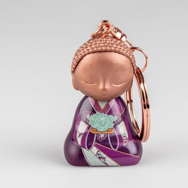 Nyckelring - Little Buddha - 4,5cm - Polyresin - Etnisk - Dekorativt