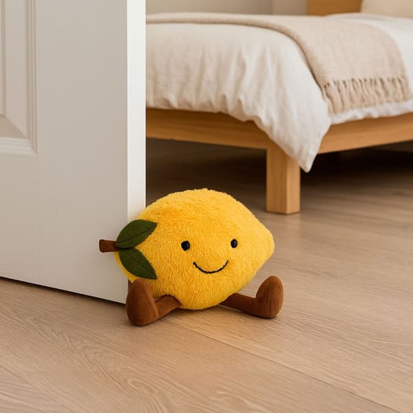 Dörrstopp Versa Polyester Textil 20 X 13 X 23 CM Citron
