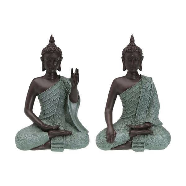 Prydnadsfigur Versa Buddha 9 x 20 x 14 cm