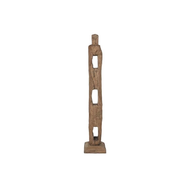 Prydnadsfigur Home ESPRIT Naturell 32 x 29 x 170 cm