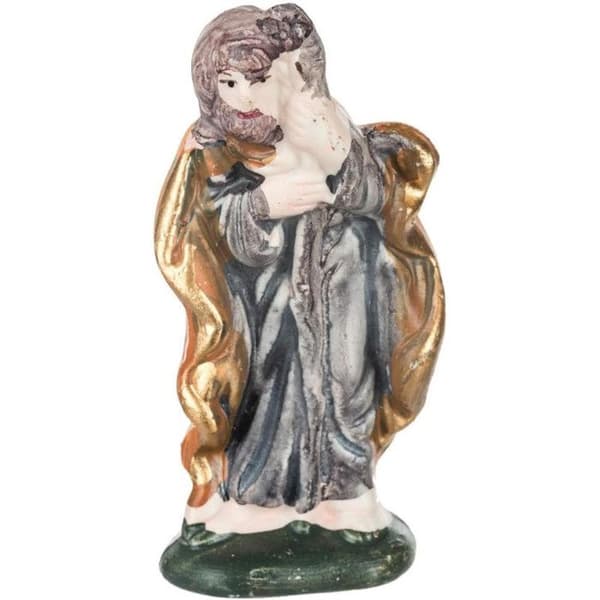 Set med 11 porslinsfigurer - FEERIC LIGHT &amp; CHRISTMAS - För julkrubba 9 cm - 11 cm hög