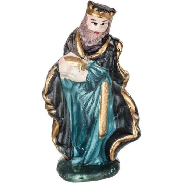 Set med 11 porslinsfigurer - FEERIC LIGHT & CHRISTMAS - För julkrubba 9 cm - 11 cm hög