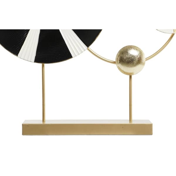 Prydnadsfigur DKD Home Decor Svart Gyllene Metall Modern (62 x 9 x 61,6 cm)