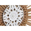 Miniatyrbild 3 av 3: Väggdekoration DKD Home Decor Vit Brun Naturell Urban 70 x 1.5 x 70 cm 70 x 1,5 x 70 cm 73 x 1,5 x 73 cm