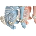 Miniatyrbild 3 av 3: Prydnadsfigur DKD Home Decor 18 x 10 x 30,5 cm Scandi Blå Rosa (2 antal)
