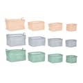 Miniatyrbild 1 av 4: Korg - set DKD Home Decor 39 x 27 x 24 cm Kanvas Modern (3 antal)