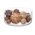 Miniatyrbild 2 av 2: Set of Decorative Balls Vit Brun (12 antal)