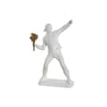 Miniatyrbild 1 av 3: Prydnadsfigur Home ESPRIT Vit Gyllene 23 x 12 x 40 cm