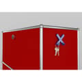 Miniatyrbild 6 av 7: Magnet Novus MEGA Magnet CROSS XL Blå Kors 9 x 9 cm