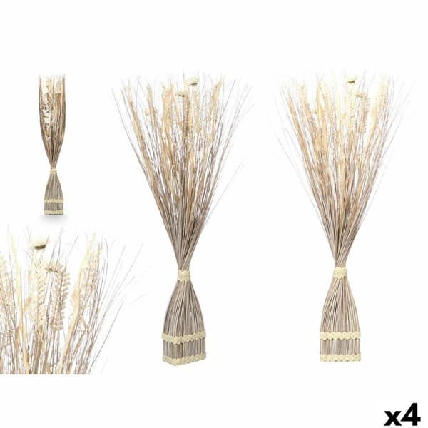 Dekorativ blomma DD115008 Vit 14 x 100 x 10 cm 8 x 100 x 18 cm (4 antal)