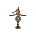 Miniatyrbillede 1 af 3: Dekorativ figur DKD Home Decor Gylden Harpiks Gymnast Moderne (36 x 19 x 46 cm)