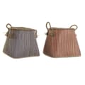 Miniatyrbillede 1 af 3: Kurv DKD Home Decor 40 x 40 x 45 cm Naturlig fiber (2 enheder)