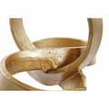 Miniatyrbillede 3 af 3: Dekorativ figur DKD Home Decor Gylden Abstrakt 24 x 16 x 18 cm